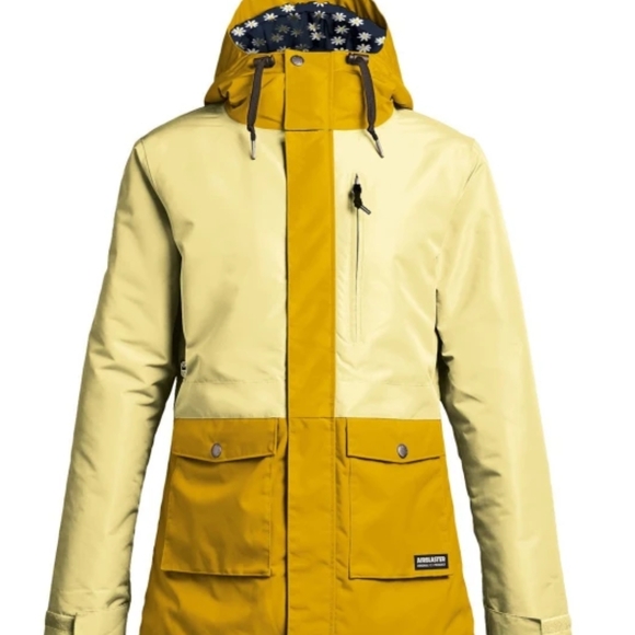 Air Blaster Custard Gold Small Women's Stay Wild Parka - Picture 1 of 5